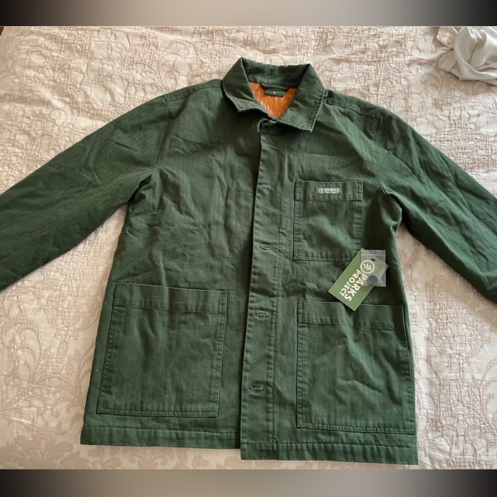 Parks Project Forest Green trail coat